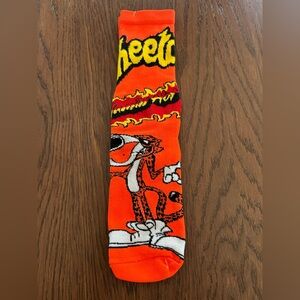 Cheetos Flamin’ Hot Adult Orange Socks!